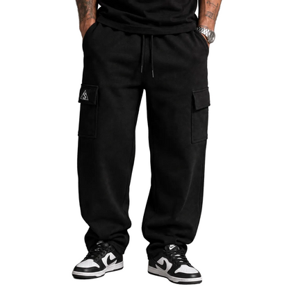 Straight Leg Cargo Sweatpants