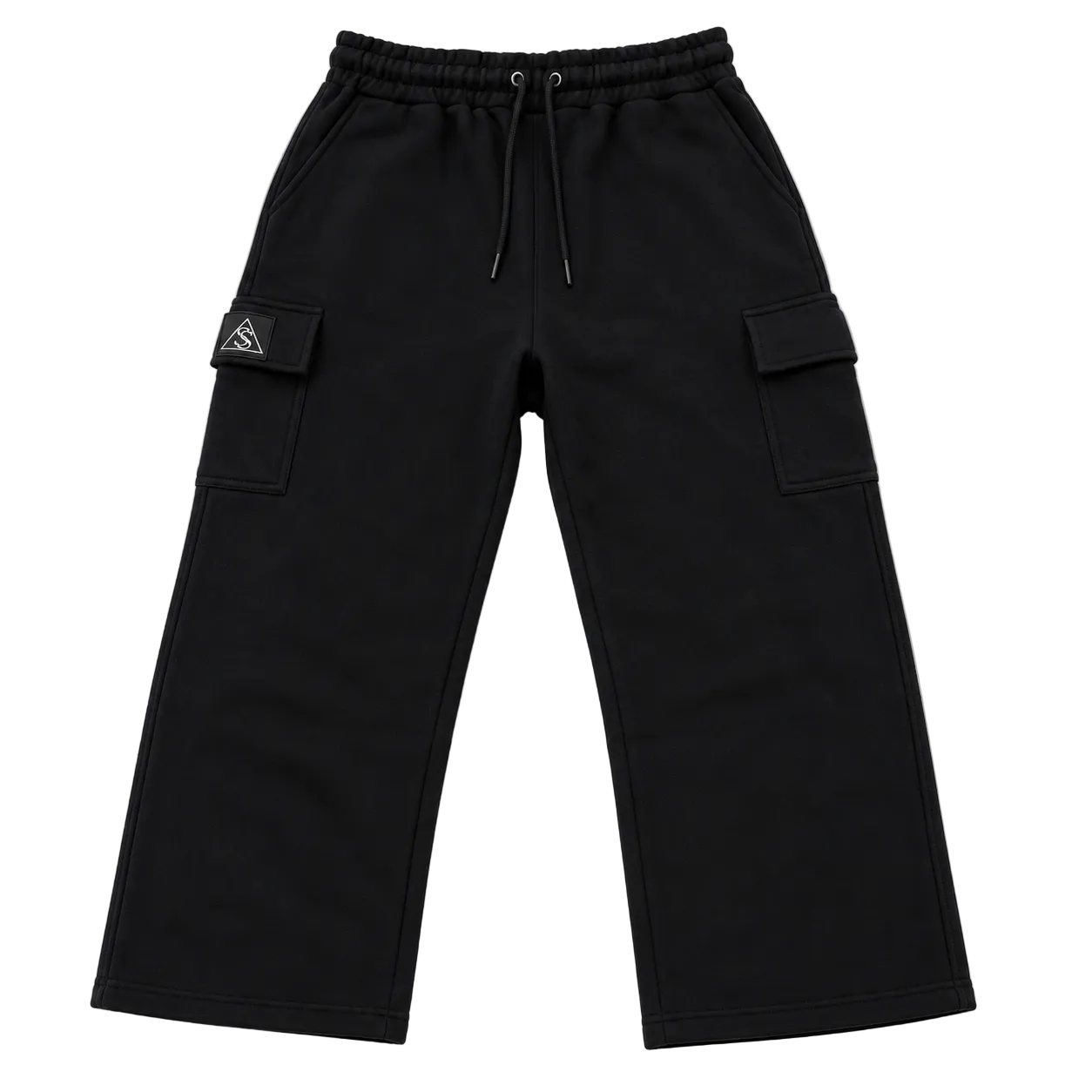 Straight Leg Cargo Sweatpants