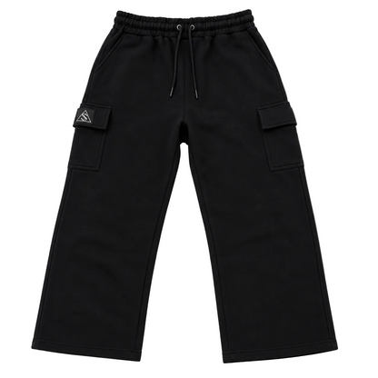 Straight Leg Cargo Sweatpants