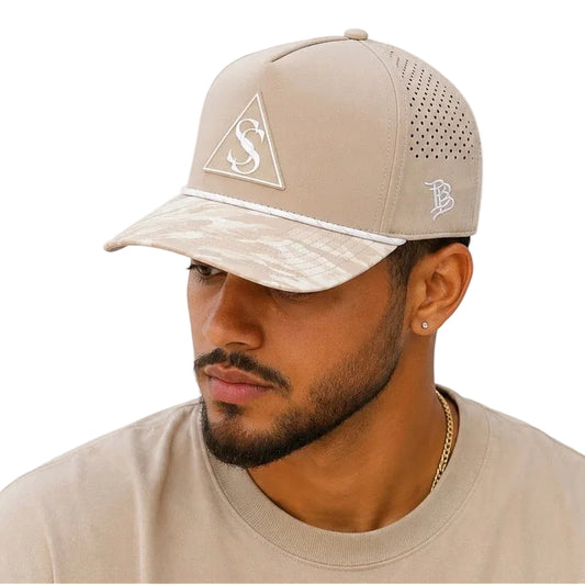 Sober Society Rope Hat - Camo Desert Tan